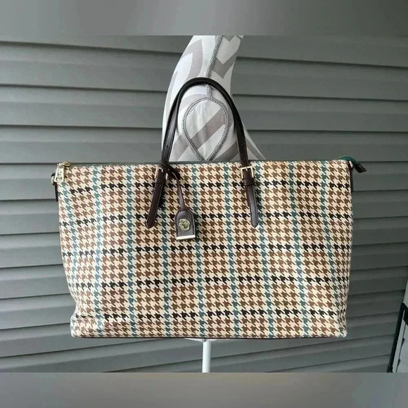 Spartina 449 Houndstooth Travel Bag - Picture 5 of 16